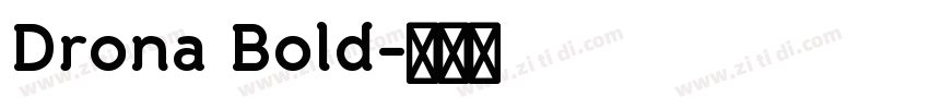 Drona Bold字体转换